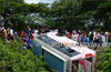 Mangalore: Woman killed, five hurt as goods train rams bus at Adyar crossing
